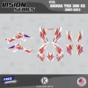 Graphics Kit for HONDA TRX 300EX (2007-2013) 16 Mil Vizion - KRAZY