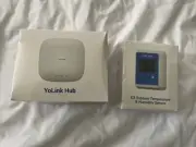 YoLink Hub - Smart Home Hub + X3 Outdoor Temperature & Humidity Sensor