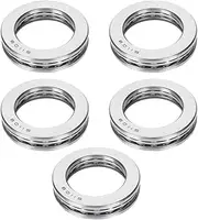 Marhynchus Thrust Bearings 5pcs 51108 Plane Axial Ball Thrust Bearing Industrial Hardware Accessory High Precision Steel