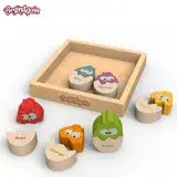 在飛比找遠傳friDay購物優惠-【BeginAgain】木頭造型玩具 彩色蛋 (B1501)