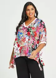 ts Taking Shape Top Size 20 Bamboo Wild Soul Tie style NWT