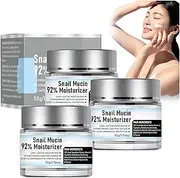 Lism Snail Mucin 92% Moisturizer Daily Face Gel Cream, Snail Mucin 92% Repair Cream, Moisturizer Face Cream Snail Mucin, Baba De Caracol Original, Lism Snail Mucin Moisturizer (3pcs)