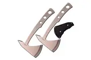 Perfect Point Throwing Axes 2pk (Silver)