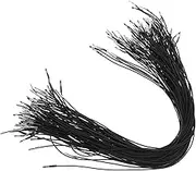 BATHVEVE Elastic Cords for Mask Making DIY Projects 100 Pcs Soft Elastic Ropes Metal Barbs Comfortable Durable