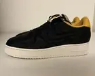 Nike Air Force 1 ‘07 LX Women’s Sz 9 Black Yellow Ochre AF1 Sneakers 898889-011