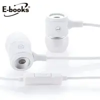 在飛比找樂天市場購物網優惠-【文具通】E-books S6 線控接聽鋁製耳道式耳機白 E