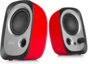 R12U Active USB Powered Multimedia Speaker System – Bass Reflex, 3.5Mm AUX Port,