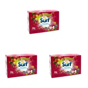 3PK Surf Rose Fresh Detergent Laundry Powder Fabric Softener Stain Remover 2kg
