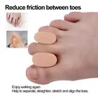 8 Pairs Toes Separator Soft Silicone Relieve Pain Reduce Friction Toes Spacer