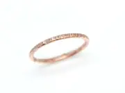 Copper Ring Stackable Hammered Rings Band Size 13 Promise Ring thin 2mm