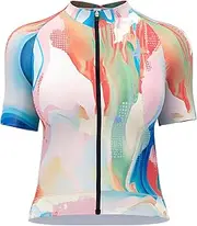 [LAMEDA] Cycling Jersey Women Bike Shirt Breathable Quick Dry Cycling Shirts Bicycle Clothing for Road Biking Riding