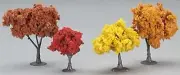 Woodland Scenics TR1575 N/HO Fall Deciduous Trees 3/4-2" (38) Train Scenery
