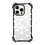 iPhone 16 Pro Bounce Case MagSafe Compatible Watercolor sky cloud white by imushstore
