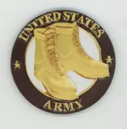 United States Army COASTER - Gold Boots