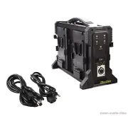 Quad V-mount Battery Charger 4-Channel 4-Way for V-lock batteries