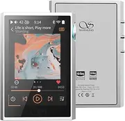 SHANLING M1 Plus M1Plus Protable Music Player MP3 ES9069Q DAC Dual SGM8262 Amplifier PCM768 DSD512 Bluetooth 5.2 LDAC WiFi DLNA Airplay Silver