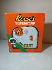 Rare Reese's White Elephant Gag Gift Peanut Butter Enrobed In White Crème 6oz