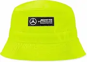 Mercedes-AMG Petronas Formula One Team Special Edition Lewis Hamilton 2022 Silverstone British GP Bucket Hat Yellow, Yellow, One Size