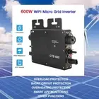 Micro Inverter Solar Power Grid Tie 600W WIFI Control Automatic AC120 230V
