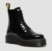 Dr Martens 8 Hole Jadon Black Patent 26646001 Classic Doc