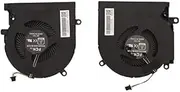 Laptop Cooling Fan, 4 Pin Replacement Cooling Fan for HP OMEN 15 EK TPN Q236 Fans Cooler Radiator M04216 001 ND8CC02 19j22 19j23 M04215 001 ND8CC03 19C23 (CPU+GPU)