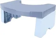 Foldable Toilet Potty Stool Portable Squatting Potty Foot Stool for Healthy Gifts Travel (Niebieski)