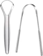 Tounge Cleaner Scraper Dental Care Oral Hygiene Mouth Tongue Kit Stainless Steel