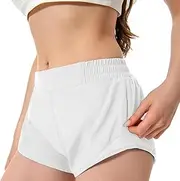 [Artrello] Athletic Shorts for Women Running Shorts with Liner, Quick Dry Active Workout Gym Shorts with Pockets 2.5 Inch
