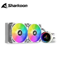 在飛比找PChome24h購物優惠-Sharkoon 德國旋剛 S80 wh RGB CPU水冷