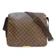 【二手名牌BRAND OFF】LOUIS VUITTON LV 路易威登 棕色 棋盤格帆布 Bastille 肩背包 郵差包 金扣 N45258