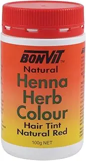 Bonvit Henna Herb Hair Tint Colour 100 g, Natural Red 100 grams