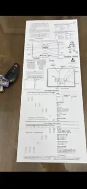 ATARI Space Duel Tempest to Major Havoc Conversion Backdoor Sheet. ST-252