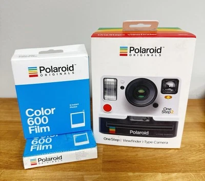 NEW Polaroid OneStep2 Viewfinder I-Type Instant Camera + 2x Packs Color 600 Film