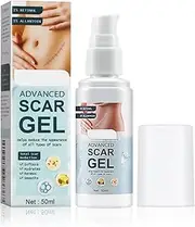Apooliy Scar gel, Scar Removal Cream for Surgical Scars, Burns, Acne, Stretch Marks, Keloid Bumps,C Section Scars, Scar Treatments for Old and New Scars (50ml)