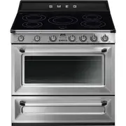 SMEG VICTORIA FREESTANDING COOKER WITH INDUCTION HOB 90cm