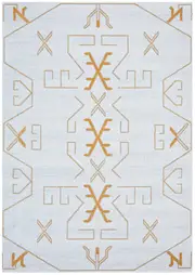 Paradise Cala Gold Geometric Rug