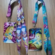10pcs Princess Alice Neck Strap Lanyard Mobile Phone Key Chain ID Badge