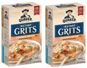 Quaker Instant Grits Cheddar Cheese 2 Pack