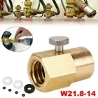 Valve TR21-4 to W21.8-14 Cylinder Refill Adaptor CO2 Adapter For Sodastream