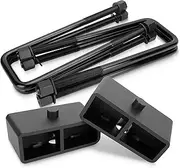 KSP 2" Rear Lift Kits for 2011+ Silverado Sierra 2500HD Only, 2inch Lift Block with Upgrade Square U-Bolts for 2011-2024 Chevy Silverado GMC Sierra 2500HD 2WD 4WD