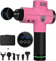 Cinhent LCD Massage-Gun Percussion Massager 30 Speed Deep Tissue Muscle Vibrating-Relax | LCD Display & Touch-Screen