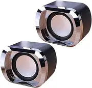 USB Powered PC Speakers, USB Charging Multimedia Speaker, Clear Sound Quality Multimedia Versatility Desktop USB Speakers