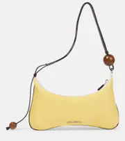 [Jacquemus] Jacquemus Bisou Large leather shoulder bag One Size yellow