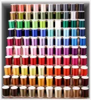 NEW 100 POLY MACHINE EMBROIDERY THREAD KIT FOR JANOME