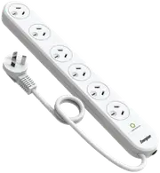Energizer 6 Outlet Power Board with Surge Protection