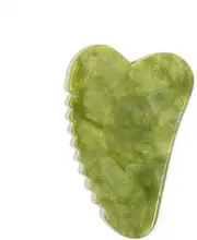 Gua Sha Facial Tools Massage Stones Green Jade Stone Hot Rock for Spa Massage