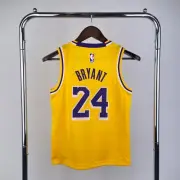 NEW WITH TAGS KOBE BRYANT #24 YOUTH M LA LAKERS YELLOW JERSEY BASKETBALL