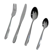 32 Piece Stainless Steel Cutlery Set Knives Fork Spoon Teaspoon