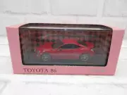 1/43 Toyota 86 Gt Limited Red Model Dealer Minicar