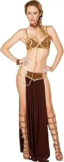 Sexy Costume Princess Slave Miss Manners Uniform, Princess Leia Prisoner Adult Costume, Women Halloween Cosplay Outfits